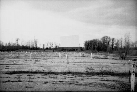 Cascade Drive-In Theatre - Lot With Poles From Jeff Raterink (newer photo)